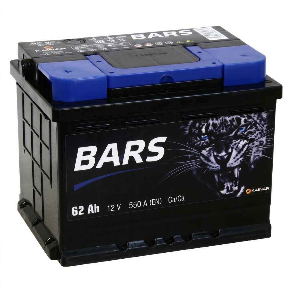 АКБ BARS 62 Ач 6СТ-62.1 VL