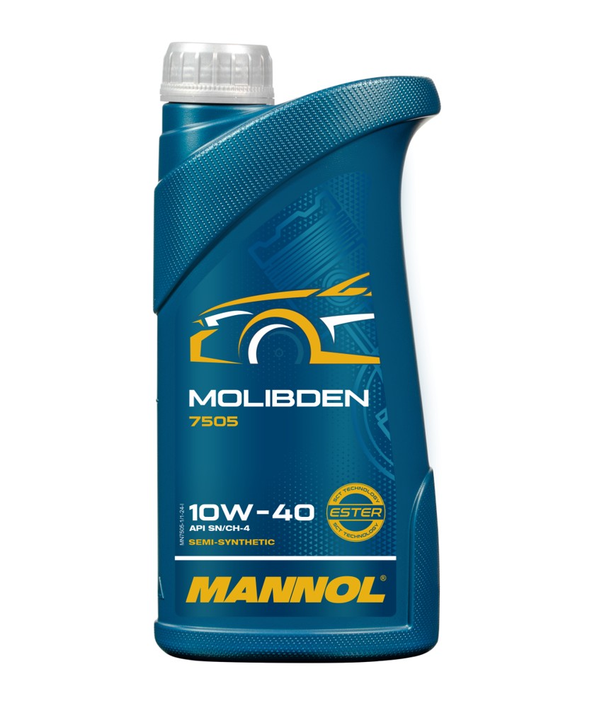 Масло моторное Mannol Molibden Benzin SL/CF 10W-40 1 л канистра