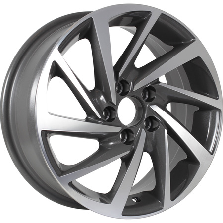 KDW KD1530 6x15 4*98 Et:38 Dia:58,6 Grey_Front_Polished KDW KD1530 6x15 4*98 Et:38 Dia:58,6 Grey_Front_Polished