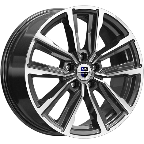 K&K Лацио 7,5x17 5*114,3 Et:45 Dia:60,1 алмаз черный K&K Лацио 7,5x17 5*114,3 Et:45 Dia:60,1 алмаз черный