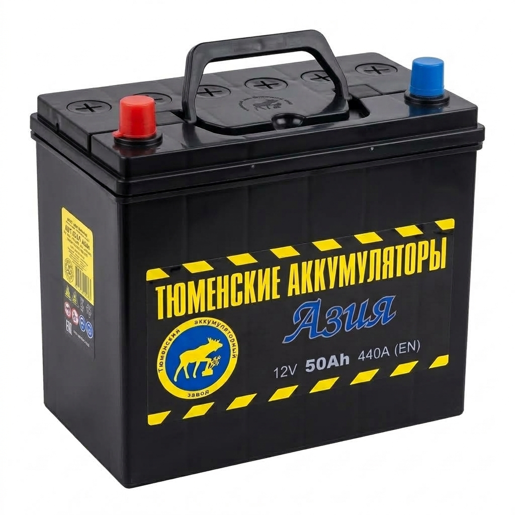 АКБ Тюмень 50 Ач 6СТ-50L Азия