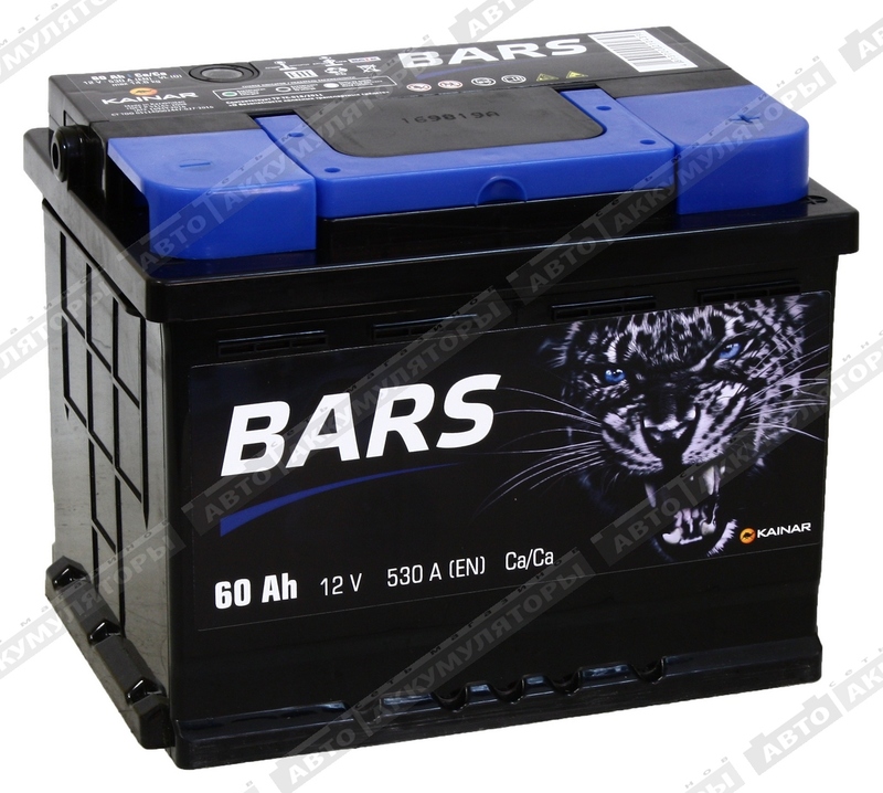 АКБ BARS 60 Ач о/п 6СТ-60.0 VL АКБ BARS 60 Ач о/п 6СТ-60.0 VL