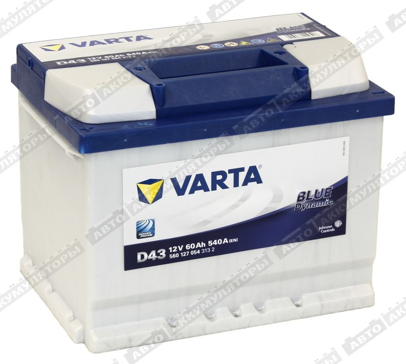 АКБ Varta 60 Ач Blue Dynamic 560 127 054 Уценка