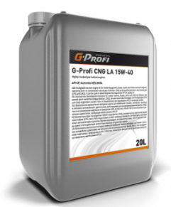 Масло моторное 15w40 G-Profi CNG LA 20л канистра