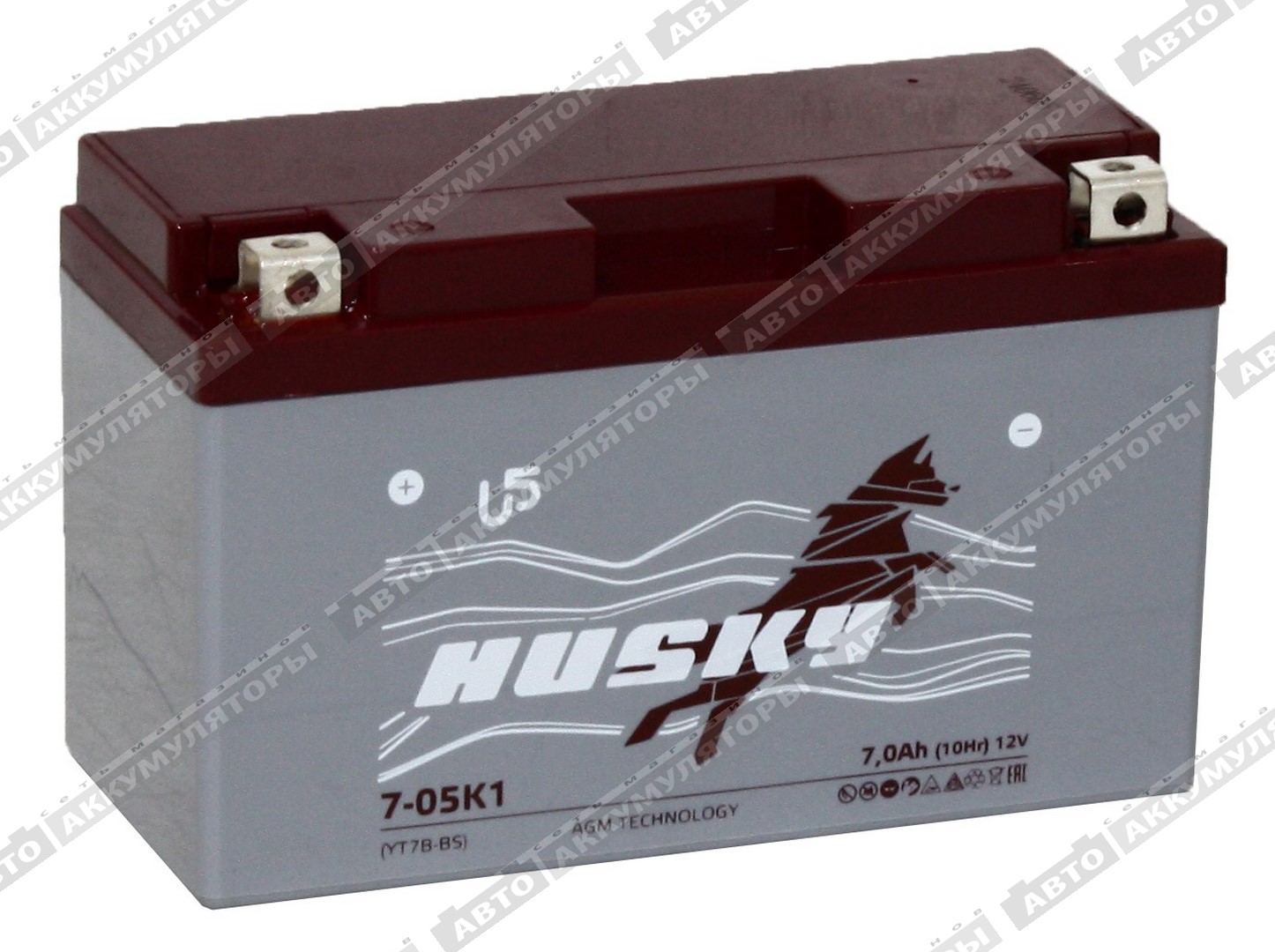 АКБ HUSKY 7 Ач 7-05K1 (CT 1208, YT7B-BS)
