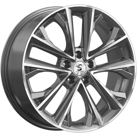 Premium Series КР012 7x18 5*114,3 Et:53 Dia:54,1 Diamond gloss graphite Premium Series КР012 7x18 5*114,3 Et:53 Dia:54,1 Diamond gloss graphite