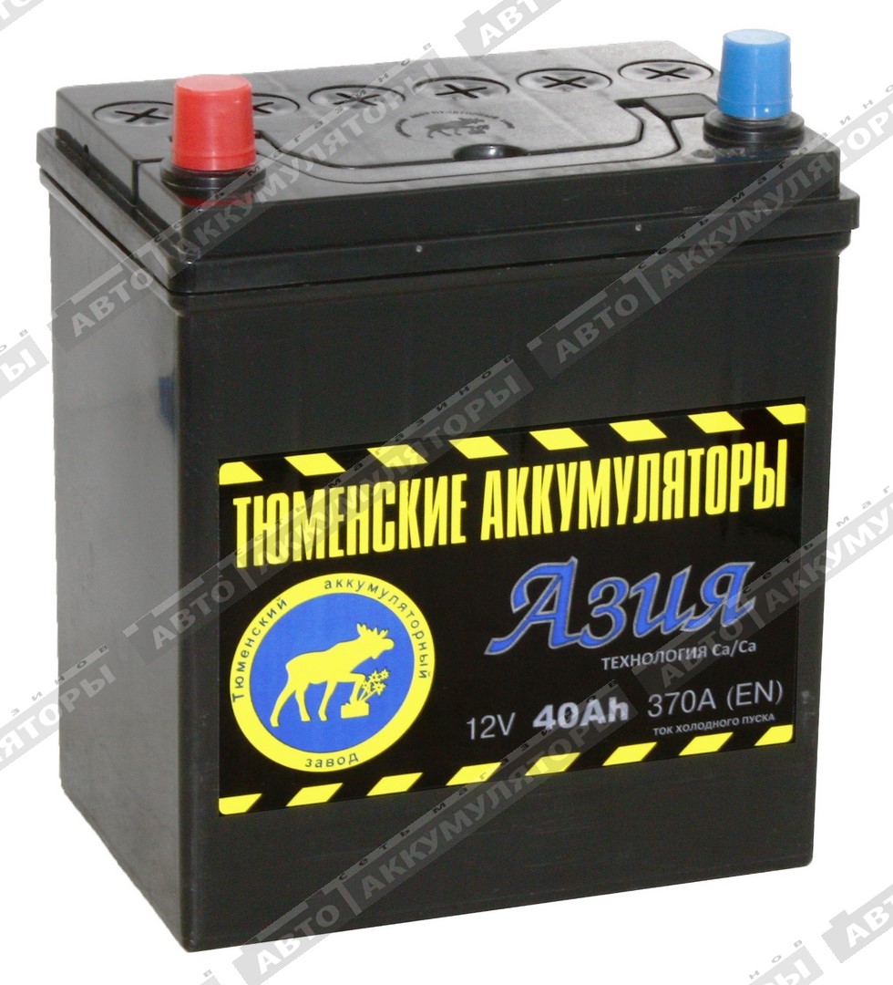 АКБ Тюмень 40 Ач 6СТ-40L Азия АКБ Тюмень 40 Ач 6СТ-40L Азия