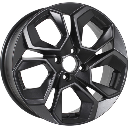 KDW KD1620 6,5x16 4*100 Et:45 Dia:60,1 Matt_Black_Painted KDW KD1620 6,5x16 4*100 Et:45 Dia:60,1 Matt_Black_Painted