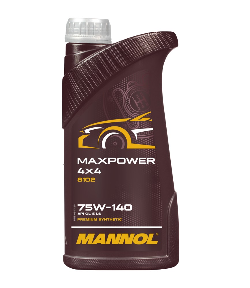 Масло трансмиссионное Mannol MAXPOWER 4*4 GL-5 LS 75W-140 1 л канистра Масло трансмиссионное Mannol MAXPOWER 4*4 GL-5 LS 75W-140 1 л канистра