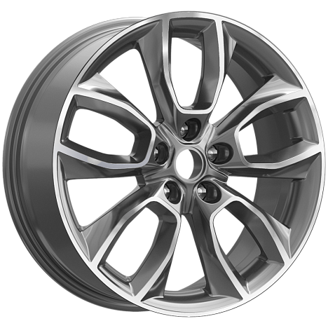 Premium Series КР001 7x18 5*114,3 Et:46 Dia:67,1 Diamond gloss graphite Premium Series КР001 7x18 5*114,3 Et:46 Dia:67,1 Diamond gloss graphite