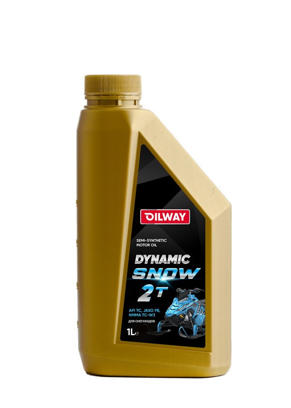 Масло моторное Oilway Dynamic Snow 2T 1 л канистра