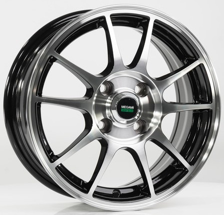 Megami MGM-5 6x15 4*100 Et:46 Dia:54,1 BKF Megami MGM-5 6x15 4*100 Et:46 Dia:54,1 BKF
