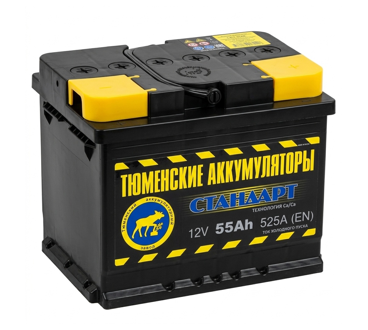 АКБ Тюмень 55 Ач 6СТ-55L Standard АКБ Тюмень 55 Ач 6СТ-55L Standard