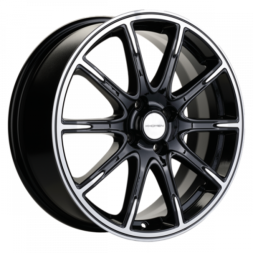 Khomen 1707 6,5x17 4*100 Et:44 Dia:54,1 Black-FP