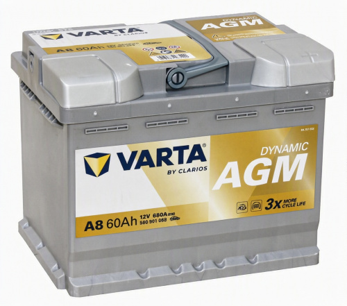АКБ Varta 60 Ач о/п Dynamic AGM 560 901 068 АКБ Varta 60 Ач о/п Dynamic AGM 560 901 068