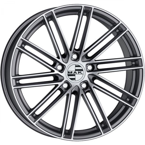 MAK Leipzig 9,5x21 5*112 Et:25 Dia:66,6 Gunmetal Mirror Face
