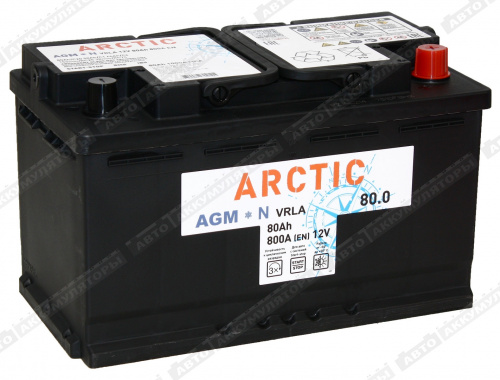 АКБ Arctic 80 Ач о/п AGM 6СТ-80.0 VRLA