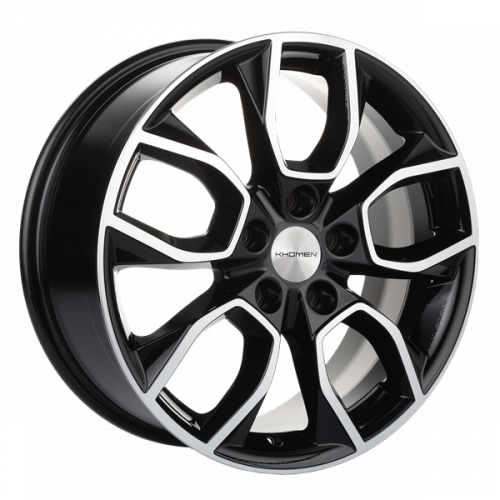 Khomen 1713 7x17 5*114,3 Et:45 Dia:67,1 Black-FP