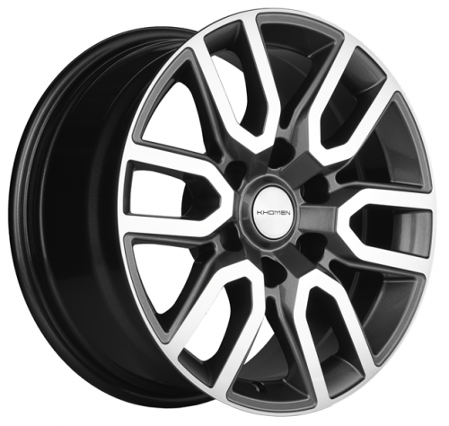 Khomen 1723 8x17 6*139,7 Et:46 Dia:67,1 Gray-FP Khomen 1723 8x17 6*139,7 Et:46 Dia:67,1 Gray-FP
