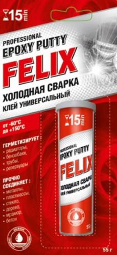 FELIX Холодная сварка, блистер, 55гр FELIX Холодная сварка, блистер, 55гр