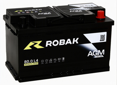 АКБ Robak AGM 80 Ач о/п