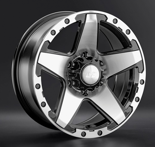 LS wheels LS 1284 8x17 6*139,7 Et:25 Dia:106,1 bkf