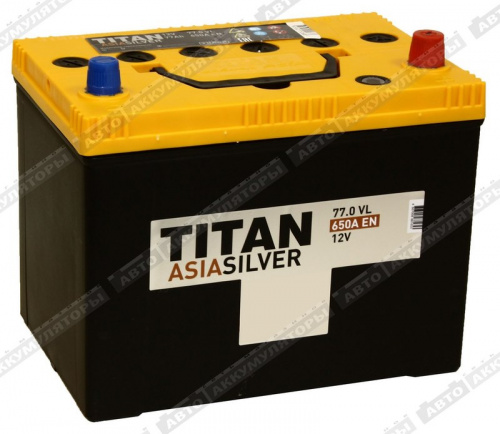АКБ Titan Asia Silver 77 Ач о/п 6СТ-77.0 VL (D26L) АКБ Titan Asia Silver 77 Ач о/п 6СТ-77.0 VL (D26L)