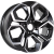 KDW KD1620 6,5x16 4*100 Et:45 Dia:60,1 Black_Front_Polished