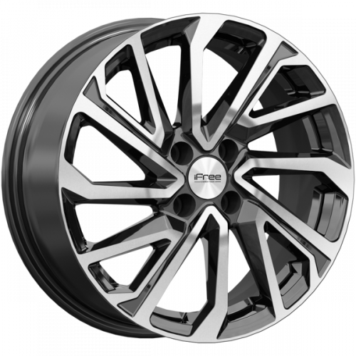 IFree Original Неом (КС1172) 6,5x16 4*100 Et:46 Dia:54,1 алмаз черный