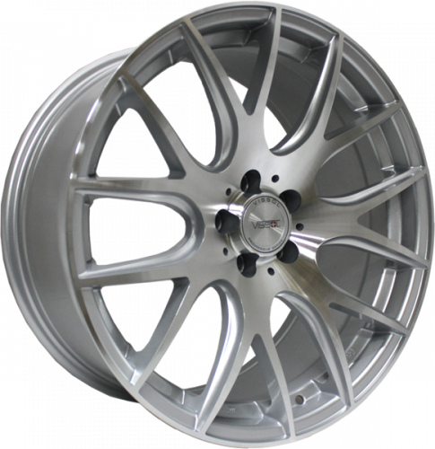VISSOL V-001 9,5x18 5*100 Et:35 Dia:57,1 silver-cut