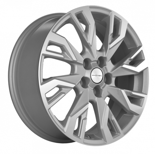 Khomen 1809 7x18 5*112 Et:43 Dia:57,1 F-Silver-FP Khomen 1809 7x18 5*112 Et:43 Dia:57,1 F-Silver-FP