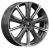 Premium Series КР013 7x19 5*108 Et:45 Dia:60,1 Diamond Black Gris
