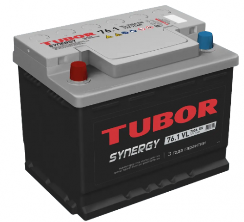АКБ 6СТ - 76 Ач TUBOR SYNERGY VL