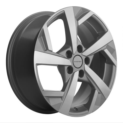 Khomen 1712 7x17 5*114,3 Et:37 Dia:66,6 F-Silver-FP