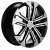 Khomen 1803 7x18 5*108 Et:33 Dia:60,1 Black-FP Khomen 1803 7x18 5*108 Et:33 Dia:60,1 Black-FP