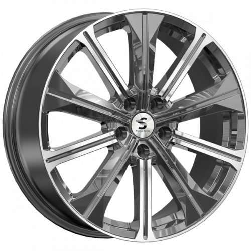 Premium Series КР013 7x19 5*114,3 Et:40 Dia:64,1 Diamond gloss graphite