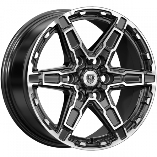 K&K Дистрикт 8x18 6*139,7 Et:35 Dia:67,1 алмаз чёрный