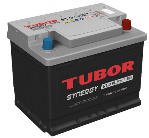 АКБ 6СТ - 61 Ач TUBOR SYNERGY VL Euro