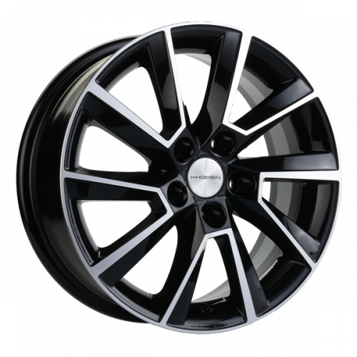 Khomen 1604 6x16 5*100 Et:38 Dia:57,1 Black-FP